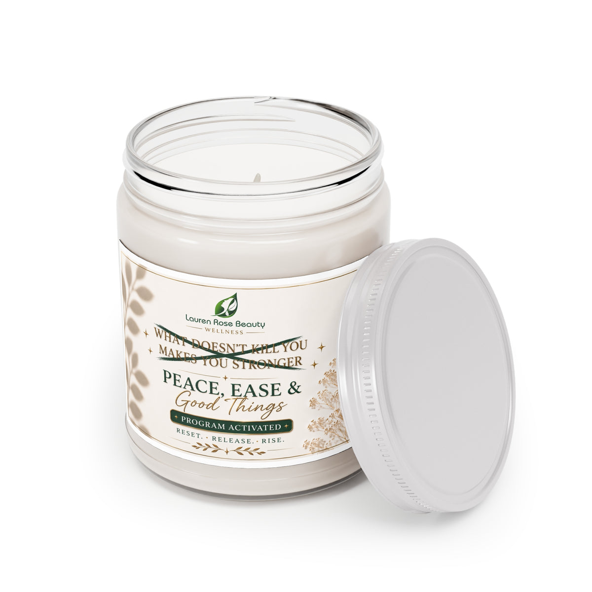 Peace, Ease & Good Things — 9oz Scented Soy Candle