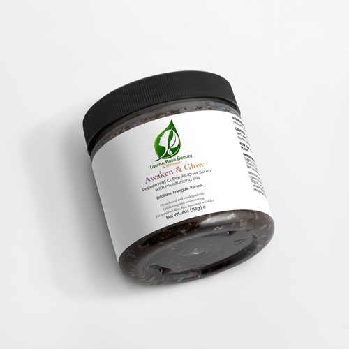 Awaken and Glow Peppermint Coffee Scrub