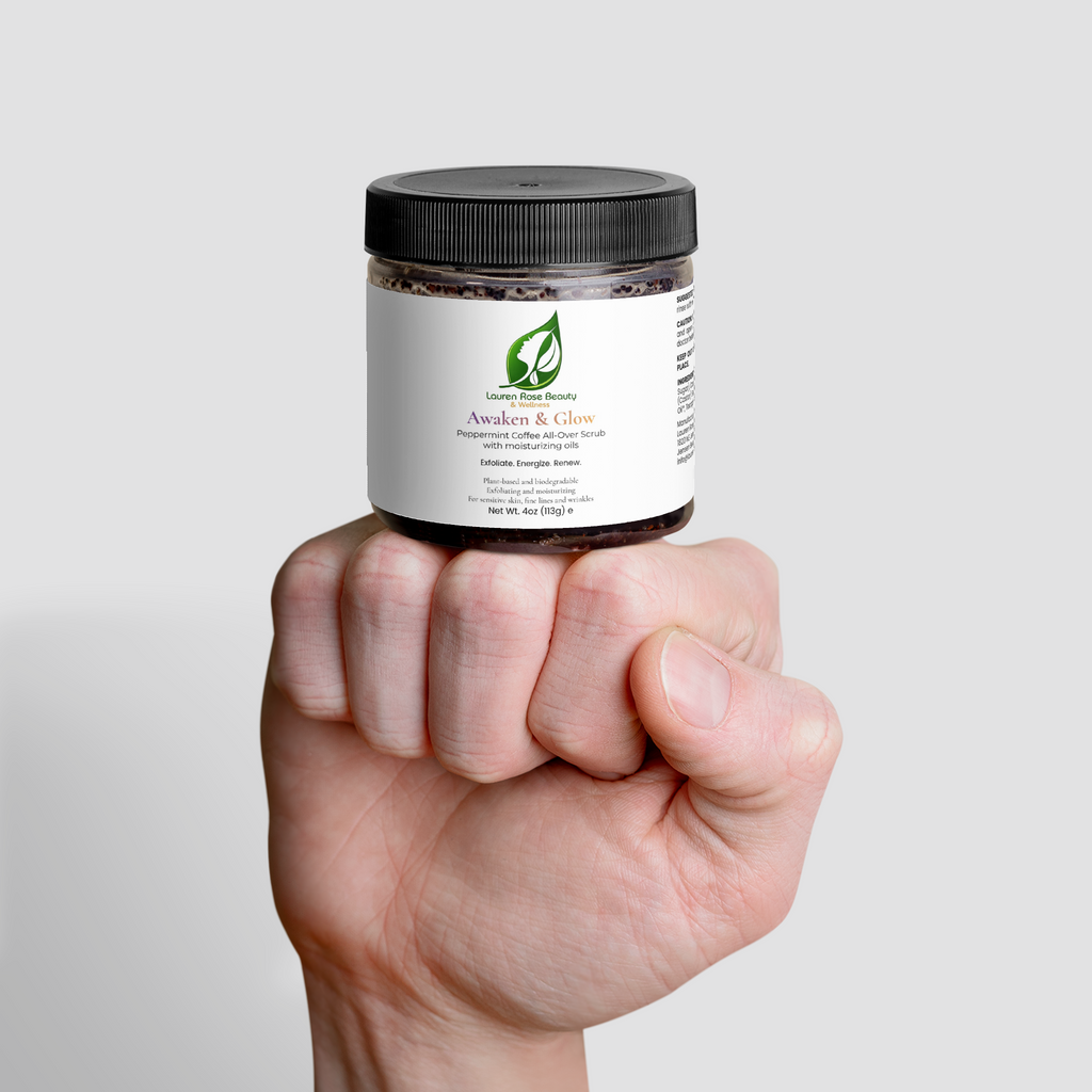Awaken and Glow Peppermint Coffee Scrub