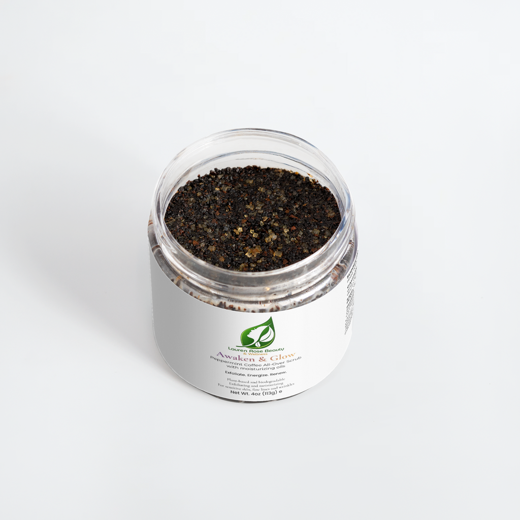 Awaken and Glow Peppermint Coffee Scrub