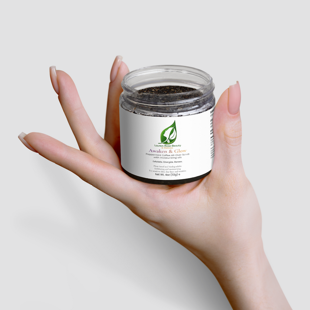 Awaken and Glow Peppermint Coffee Scrub