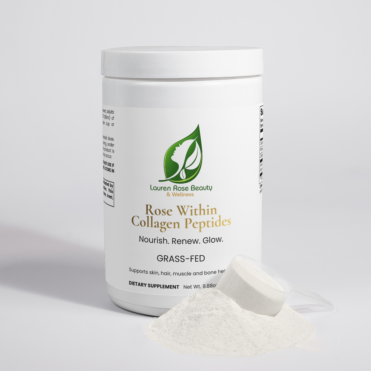 Rose Within Grass-Fed Hydrolyzed Collagen Peptides