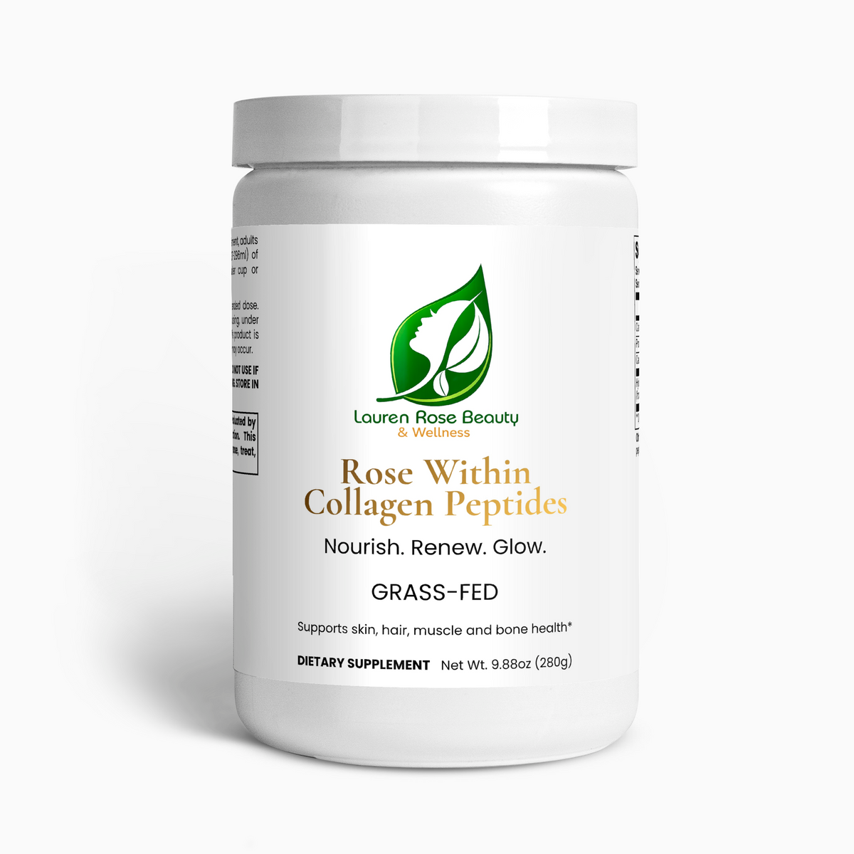 Rose Within Grass-Fed Hydrolyzed Collagen Peptides