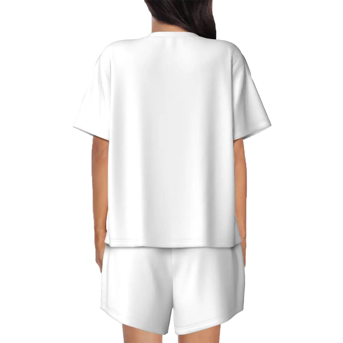 Pajama Sets for Women Crew Neck Short Sleeve Self Care Mode
