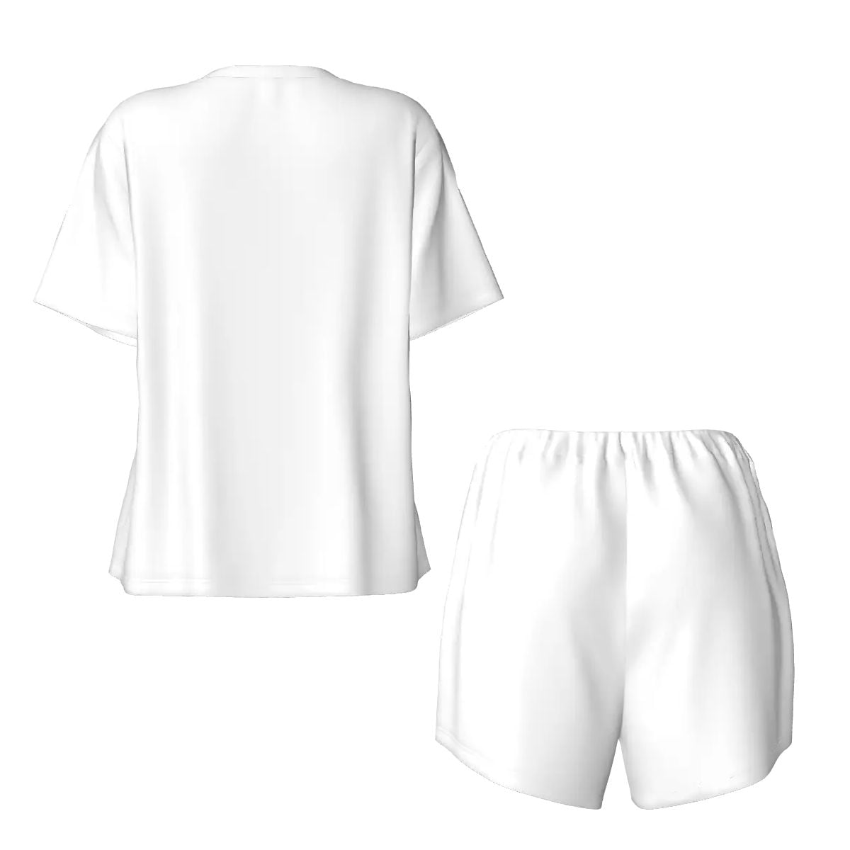 Pajama Sets for Women Crew Neck Short Sleeve Self Care Mode